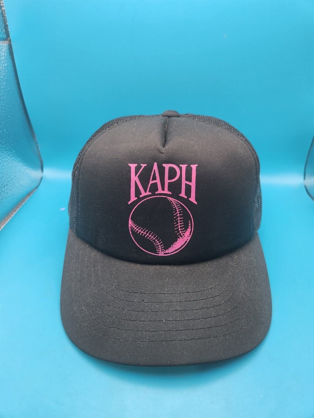 Vtg Kaph Snapback Hat cap trucker mesh Baseball Softball